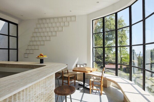 Vue du restaurant Sol à la Fondation CAB