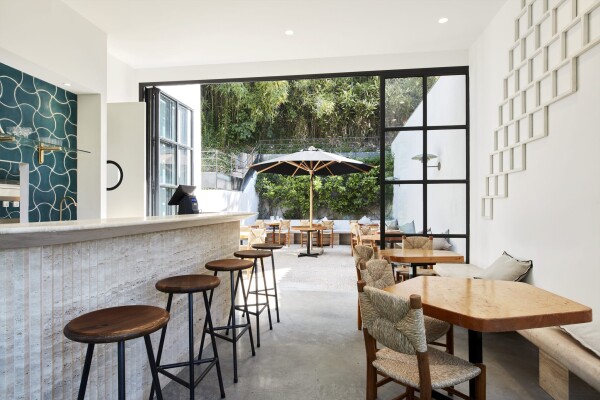 Vue du restaurant Sol à la Fondation CAB